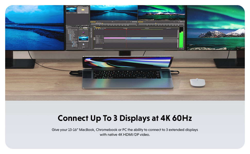 HyperDrive 15 Port Multi-Display Dock Station