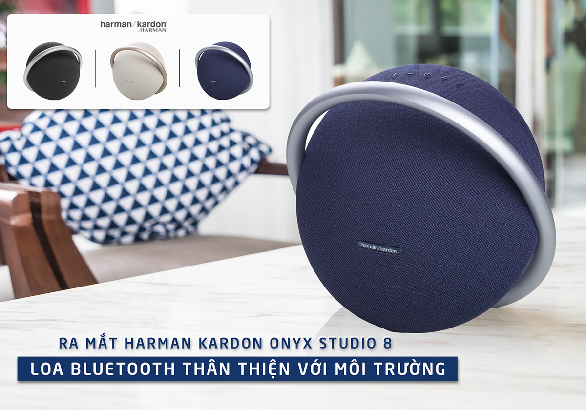 Harman Kardon Ra Mắt Loa Blutooth Onyx Studio 8