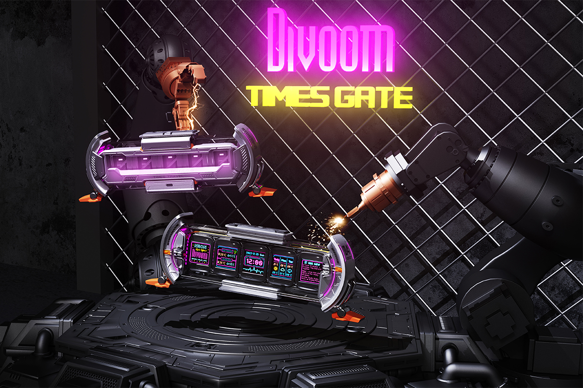 Divoom Time Gate Đồng Hồ Thông Minh Pixel Art - Kết Nối Với Tương Lai và Nghệ Thuật Pixel