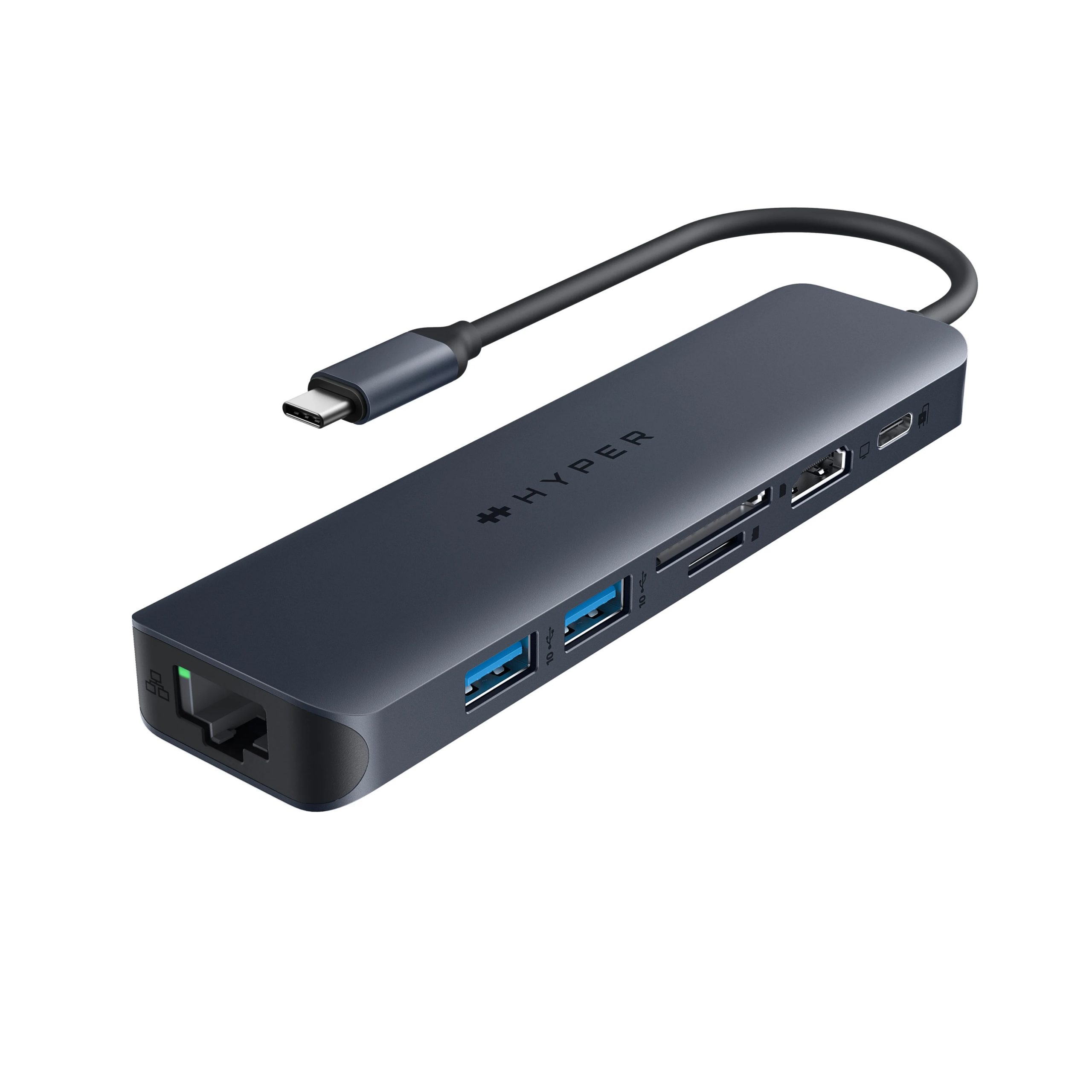 Hub Hyperdrive Next 7 Prot USB-C Cho Macbook/Laptop Type-C - HD4003GL