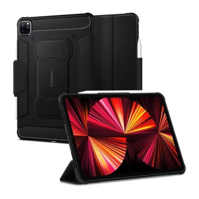 Bao Da iPad Pro 12.9 Spigen Rugged Armor Pro - (ACS01031 & CS02889)