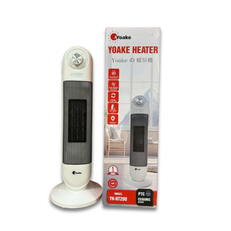 Máy Sưởi Gốm - Quạt 4 Mùa Dạng Đứng Yoake YK-HT200