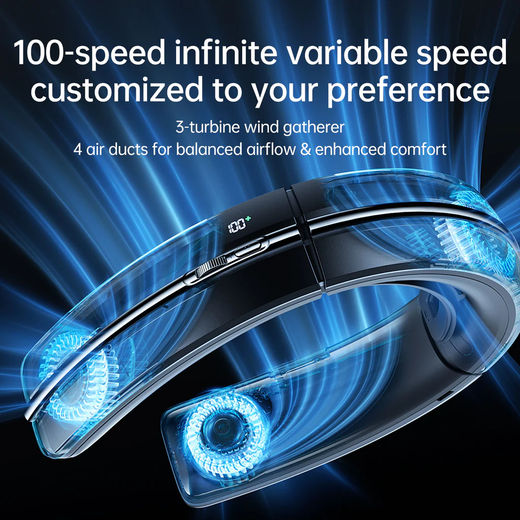 Quạt Đeo Cổ Jisulife Pro 3 Làm Mát 360° - FA50 - 9SS Việt Nam