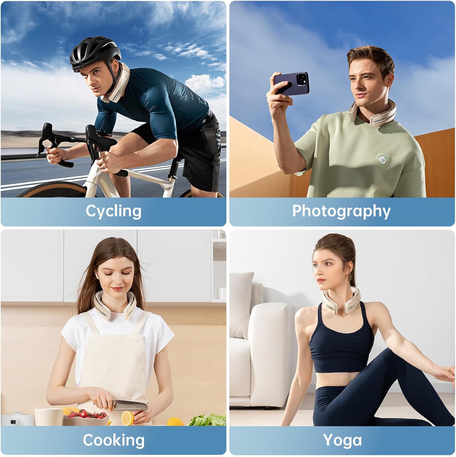 Quạt Đeo Cổ Jisulife Pro 3 Làm Mát 360° - FA50 - 9SS Việt Nam