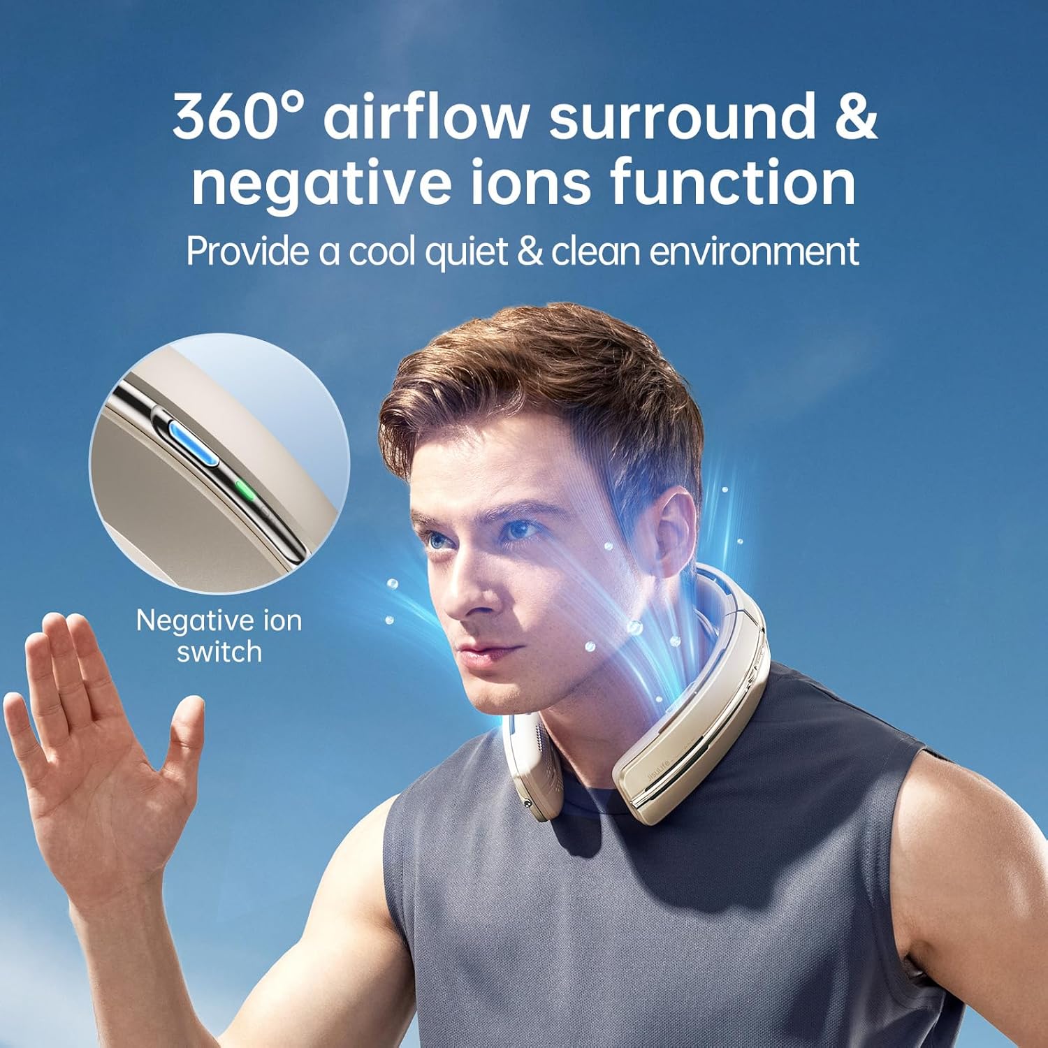 Quạt Đeo Cổ Jisulife Pro 3 Làm Mát 360° - FA50 - 9SS Việt Nam