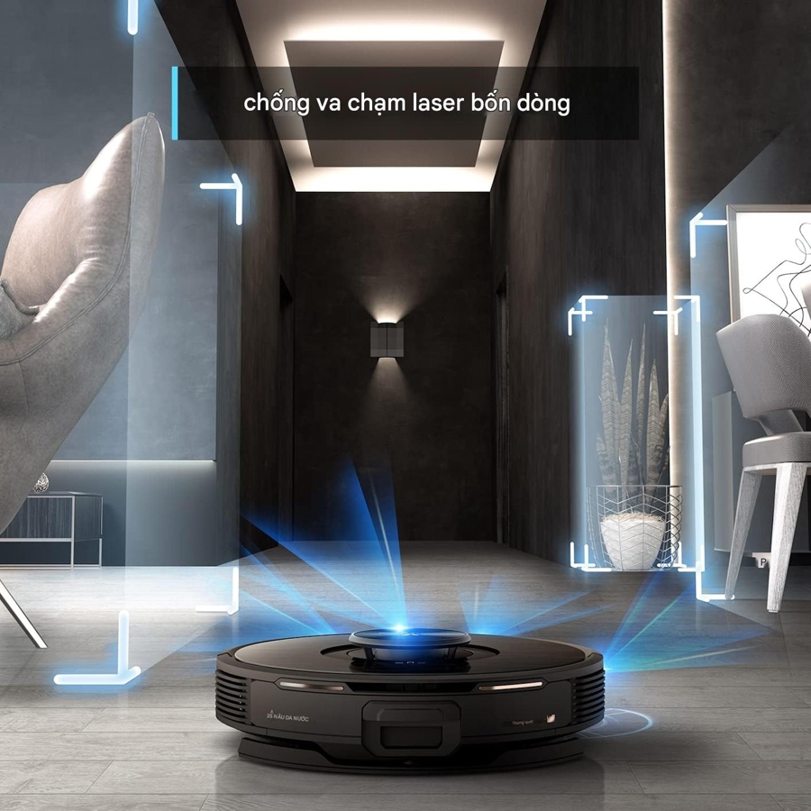 Robot Hút Bụi Và Lau Nhà Xiaomi VIOMI Alpha 2 Pro (4000Pa, điều hướng Lidar, tự động đổ rác)