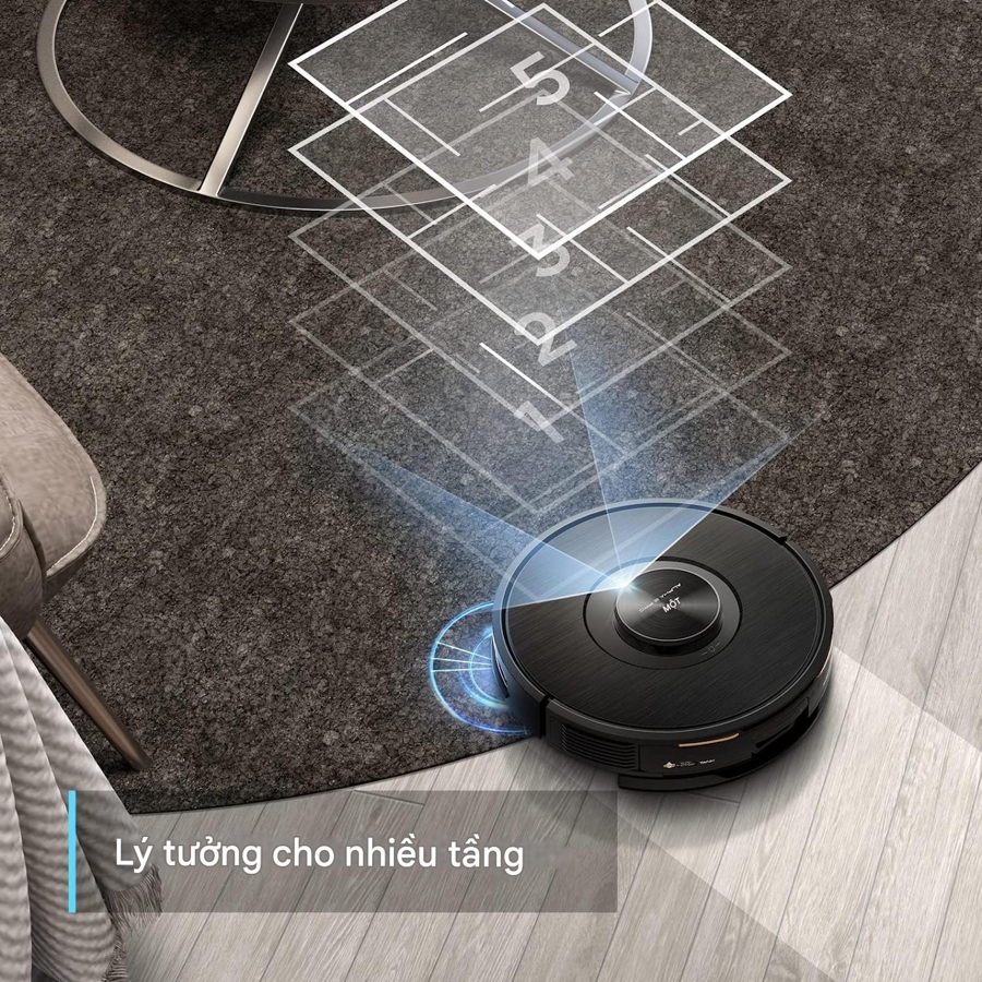 Robot Hút Bụi Và Lau Nhà Xiaomi VIOMI Alpha 2 Pro (4000Pa, điều hướng Lidar, tự động đổ rác)