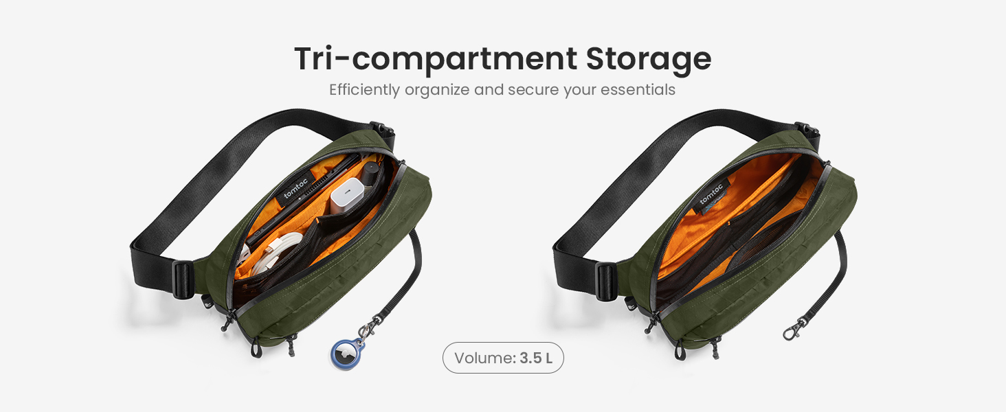 Túi Đeo Chéo Fashion Tomtoc Aviator RFID Sling Bag - T35