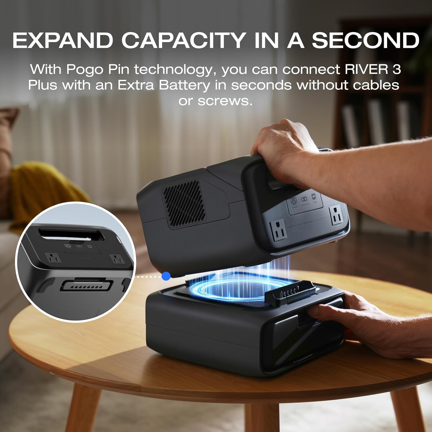 Pin Dự Phòng Mở Rộng EcoFlow RIVER 3 Plus Extra EB300 - 286Wh | 9SS Việt Nam