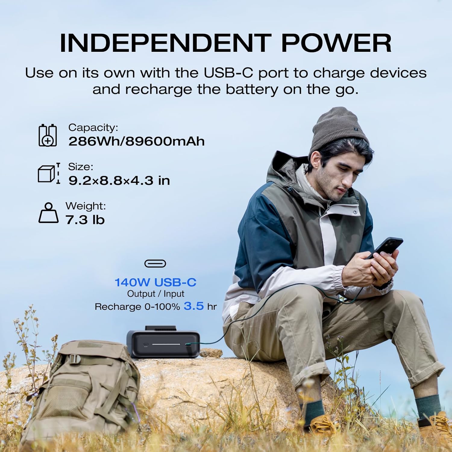 Pin Dự Phòng Mở Rộng EcoFlow RIVER 3 Plus Extra EB300 - 286Wh | 9SS Việt Nam