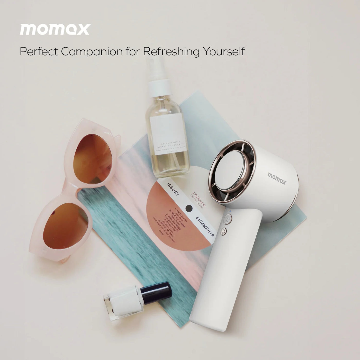 Quạt Cầm Tay Mini Momax Ultra Freeze IF15 | 9SS Việt Nam