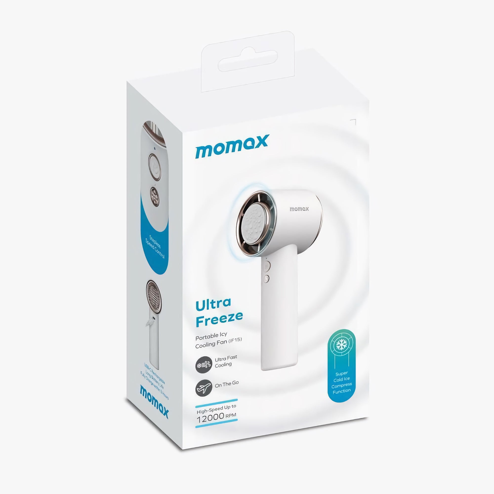 Quạt Cầm Tay Mini Momax Ultra Freeze IF15 | 9SS Việt Nam