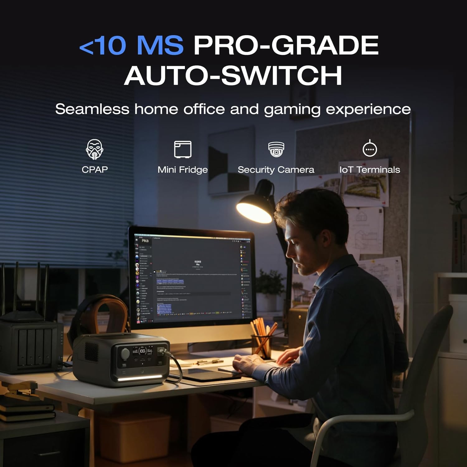 Trạm phát điện di động EF ECOFLOW RIVER 3 Plus, Pin LiFePO4 286Wh, 3 ổ cắm AC lên đến 1200W, UPS