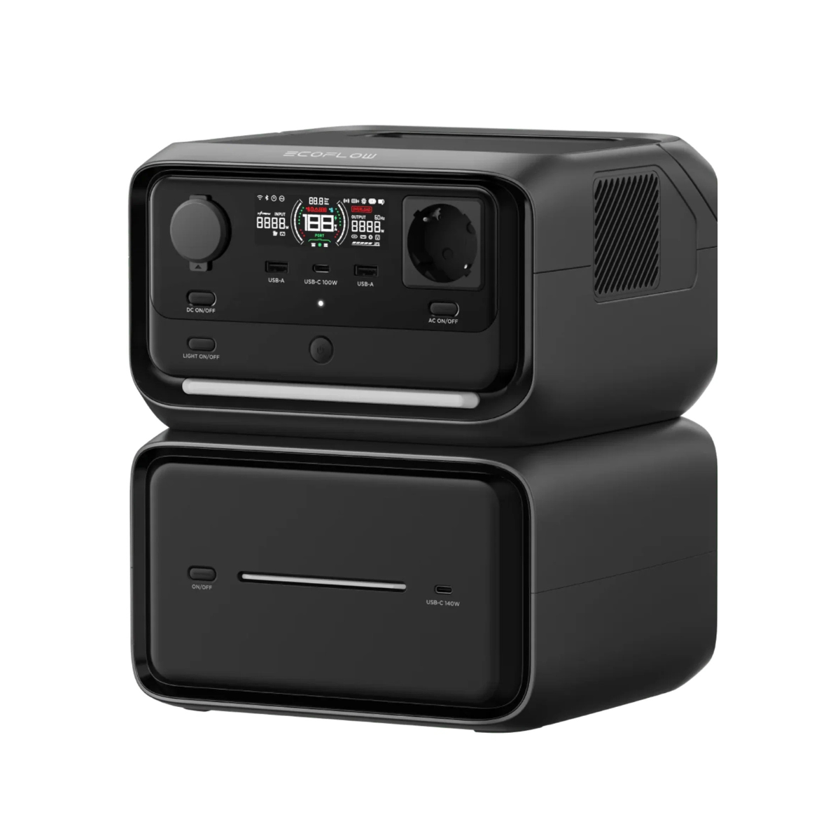 Trạm Sạc Dự Phòng Di Động EcoFlow RIVER 3 Max Plus 858Wh, công suất 1200W