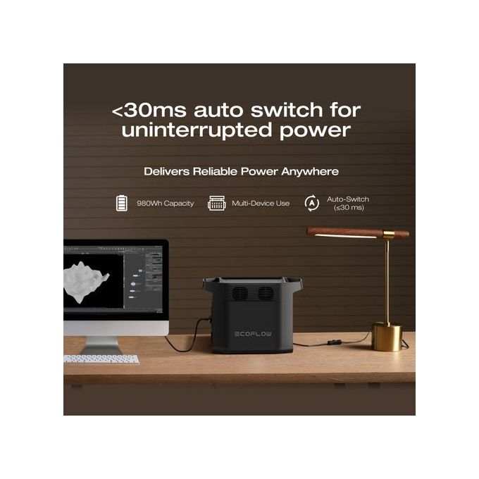 Máy Phát Điện Di Động ECOFLOW 980WH 500W E980