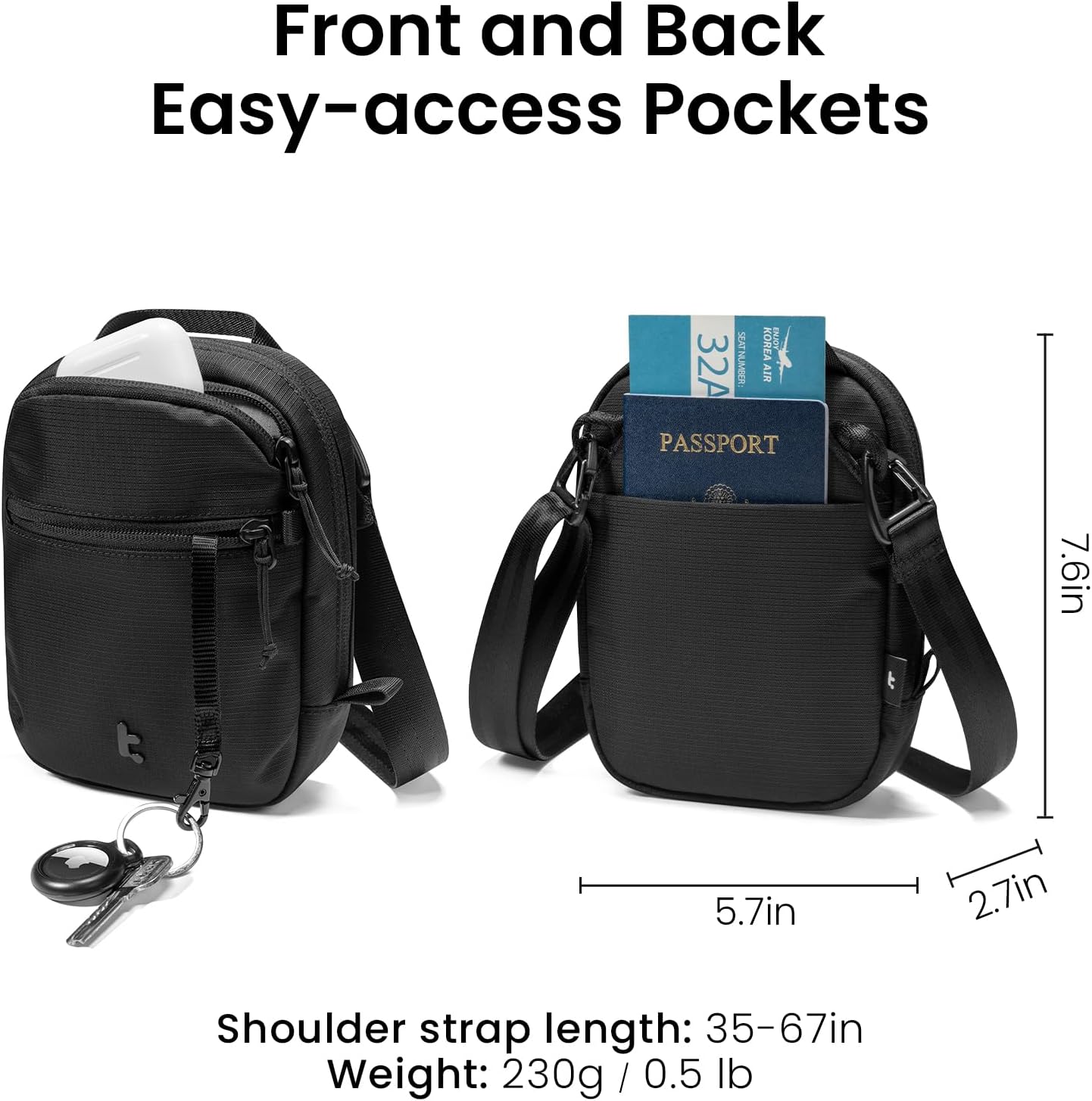 Túi Đeo Chéo Du Lịch Tomtoc Aviator T37S1