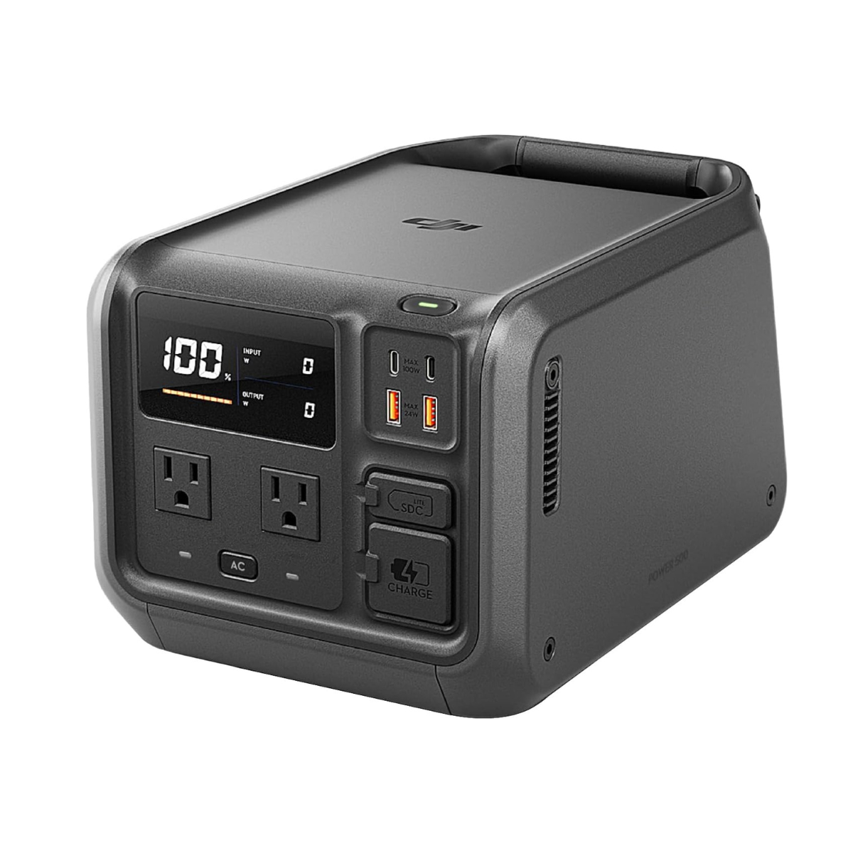 Trạm phát điện di động DJI Power 500, Pin LFP (LiFePO4) 512Wh, 1000W