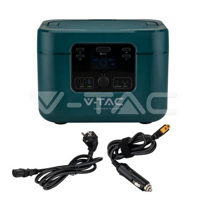 Trạm Sạc V-TAC VT-1001 Công Suất 1000W (Pin LiFePO4, 1050Wh ~ 328.300mAh)