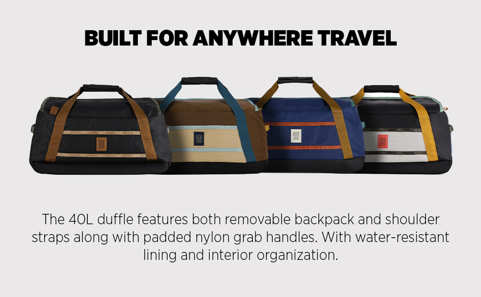 Topo Designs Mountain Duffel 40L