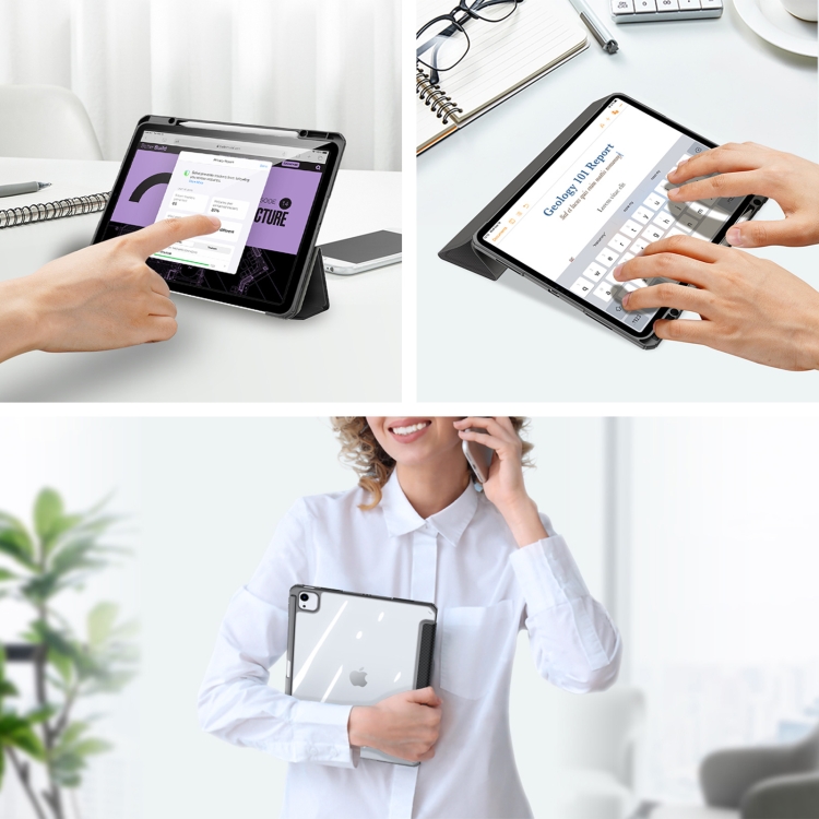 Bao Da iPad Air 13 (2024) & Pro 12.9 Dux Ducis Toby Series