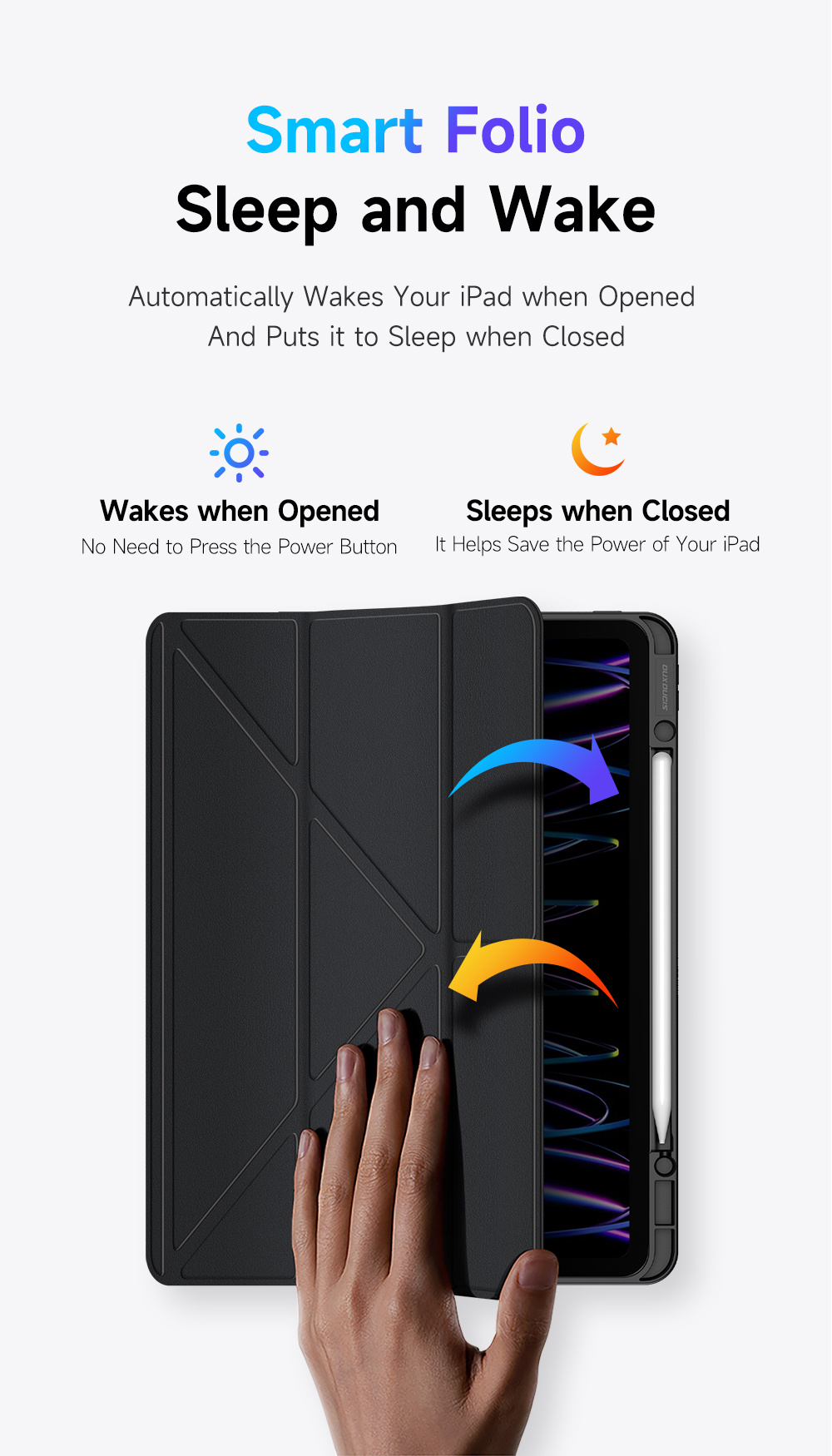 Bao Da iPad Pro 12.9 Dux Ducis Magi Series |9SS.VN