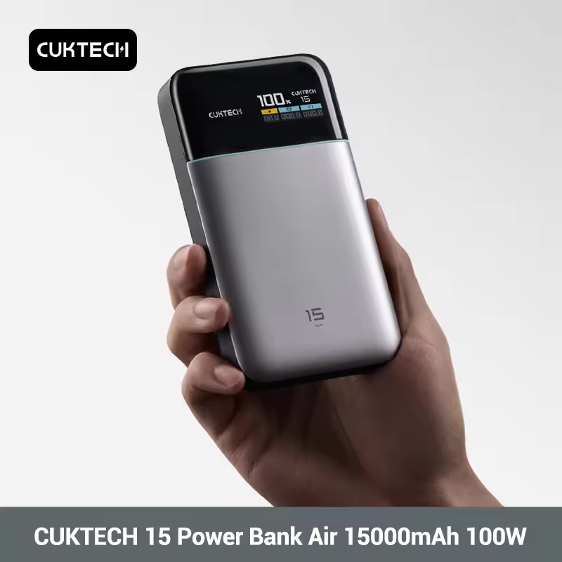 Cuktech 15 Air Power Bank 15.000mAh – PB150S | 9SS.VN