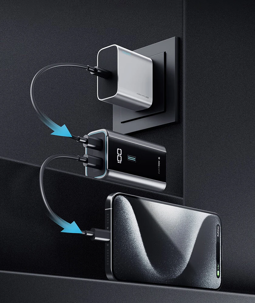 Cuktech 6.000 mAh Power Bank 55W - PB060 | 9SS.VN