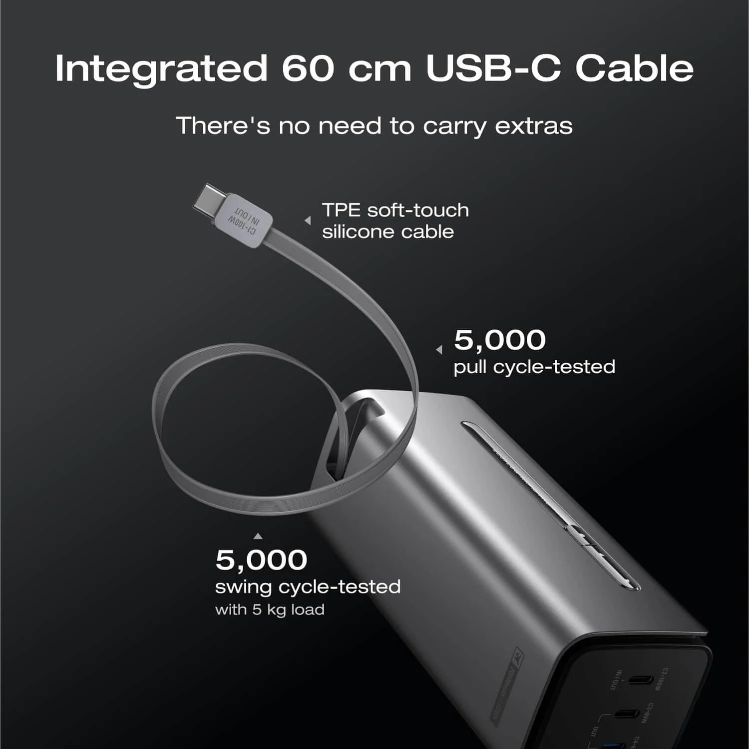 Pin Dự Phòng EcoFlow RAPID Pro (20.000mAh, 230W, Cáp Built-In 100W) | 9SS.VN