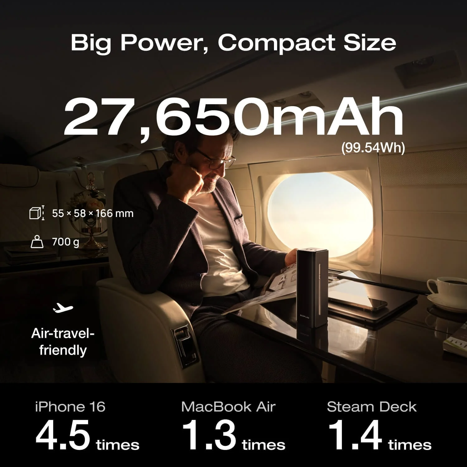 EcoFlow RAPID Pro (27.650mAh, 300W, Cáp Built-In 140W) | 9SS.VN