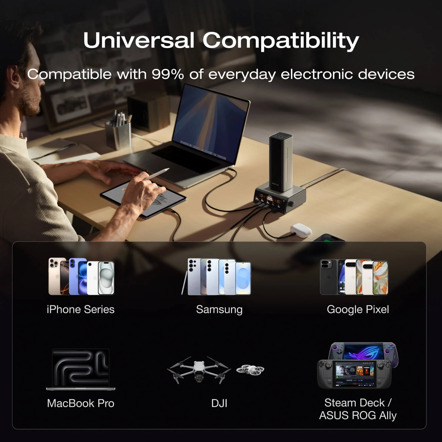 EcoFlow RAPID Pro (27.650mAh, 300W, Cáp Built-In 140W) | 9SS.VN