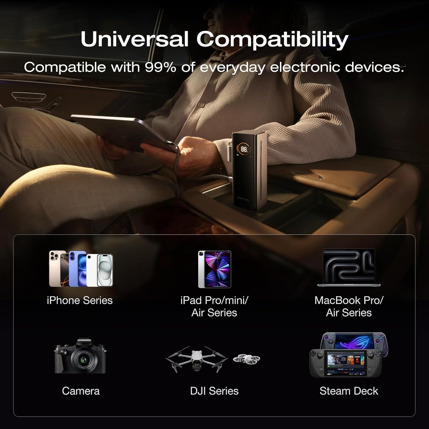 Pin Dự Phòng EcoFlow RAPID Pro 3in1 (10.000mAh, 67W) | 9SS.VN