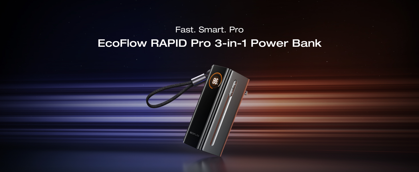 Pin Dự Phòng EcoFlow RAPID Pro 3in1 (10.000mAh, 67W) | 9SS.VN