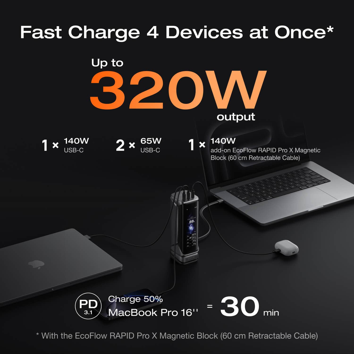 Pin Dự Phòng EcoFlow RAPID Pro X (27.650mAh, 300W) | 9SS.VN
