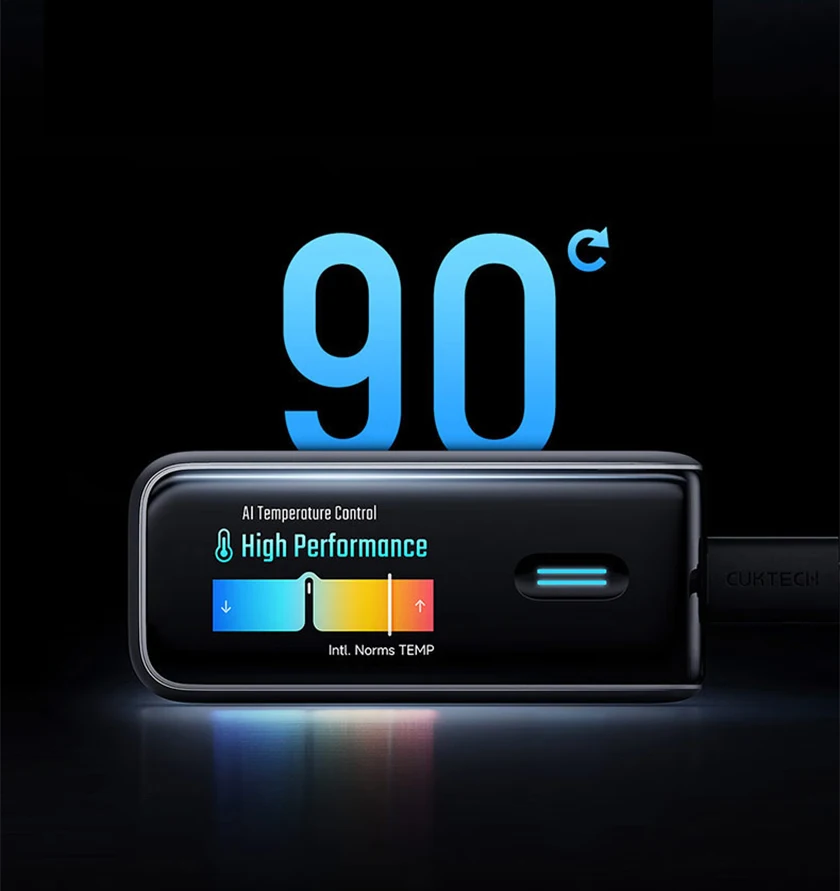 Sạc nhanh Cuktech 10 Ultra GaN 120W Super (AD1204U) - 9SS.VN