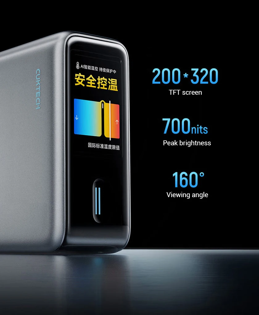 Sạc nhanh Cuktech 10 Ultra GaN 120W Super (AD1204U) - 9SS.VN