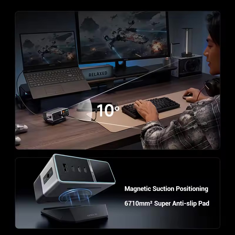 Trạm Sạc Cuktech 30 Ultra 300W GaN Desktop - 9SS.VN