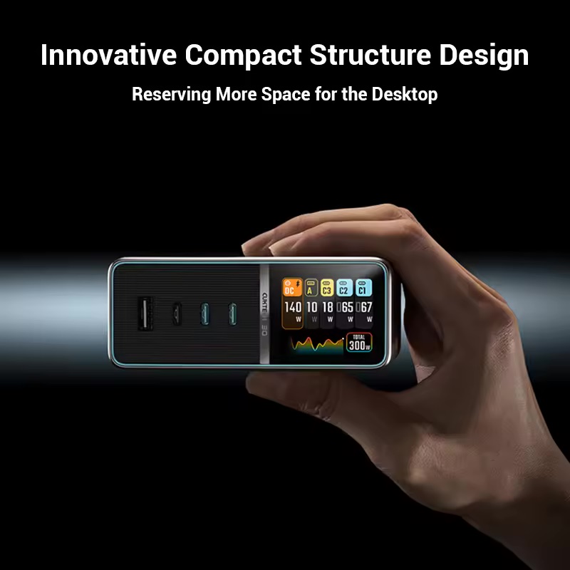 Trạm Sạc Cuktech 30 Ultra 300W GaN Desktop - 9SS.VN