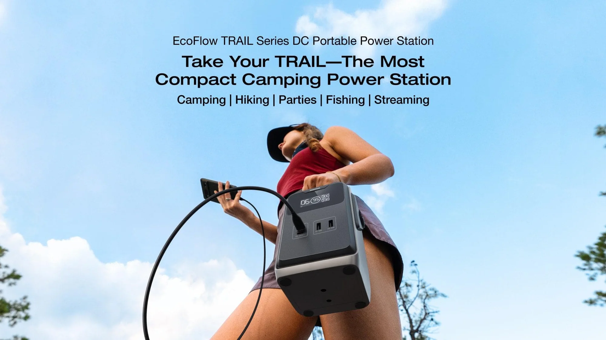 Trạm Sạc Di Động EcoFlow Trail 200 DC | 9SS.VN