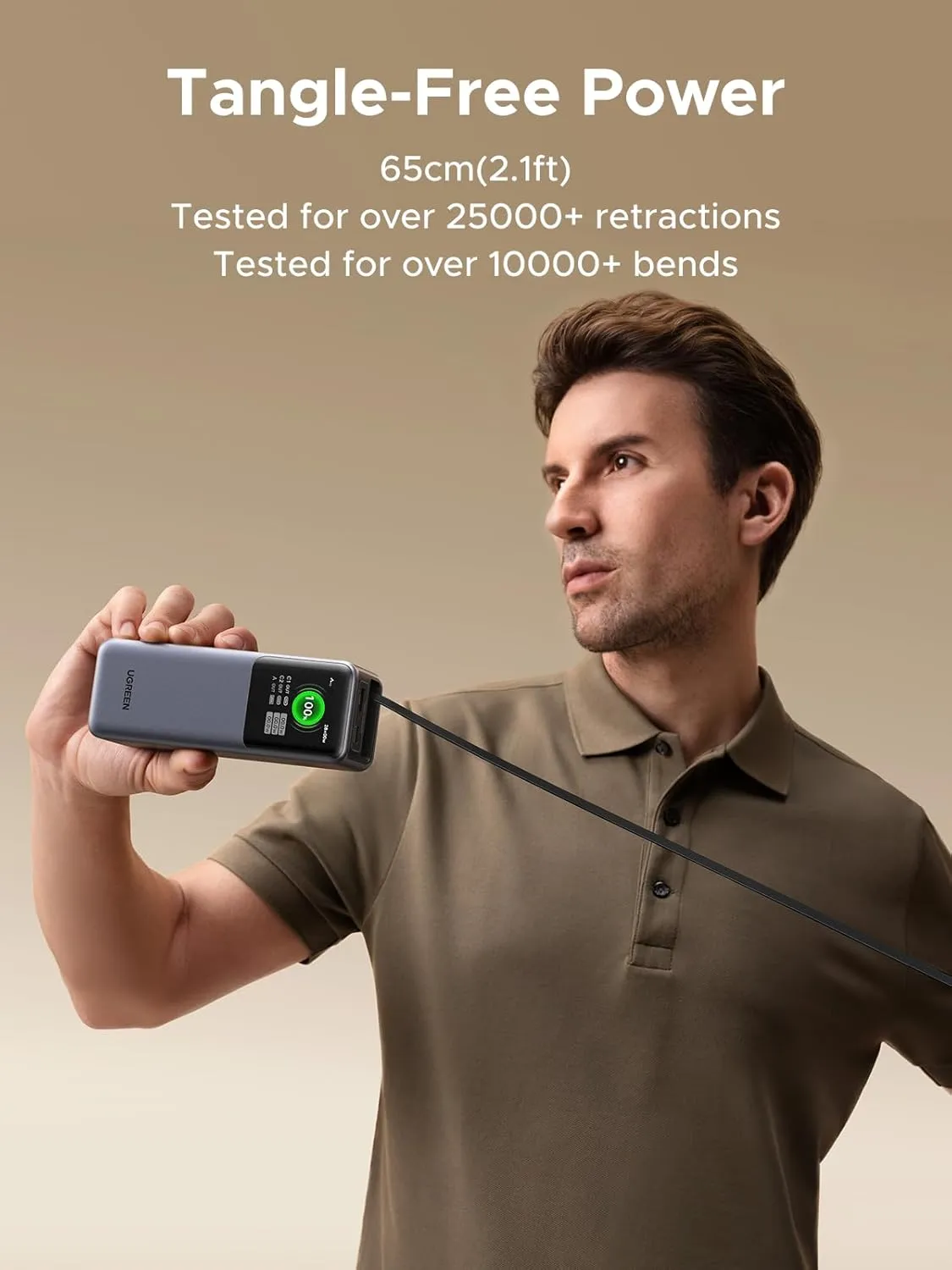 Pin dự phòng UGREEN Nexode PB726 20.000mAh, 165W