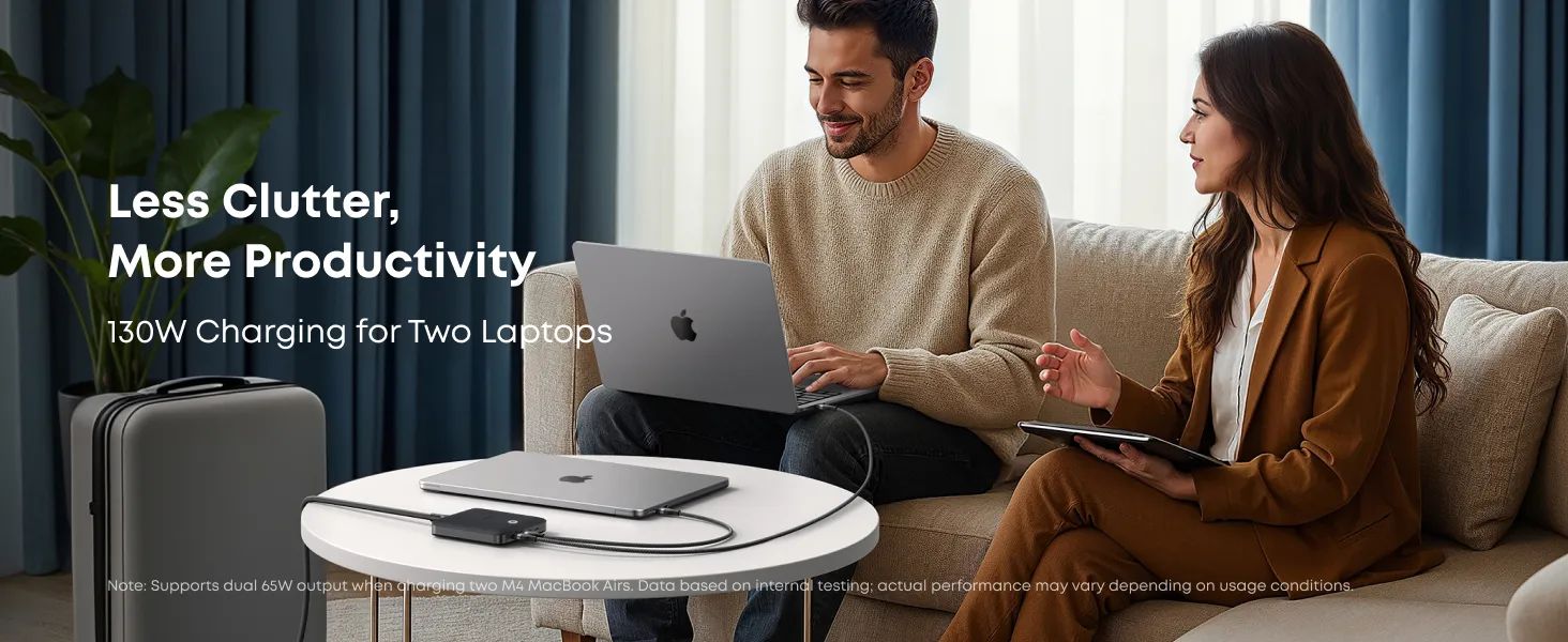 Sạc Để Bàn 6 Cổng Anker Nano 130W - A2155 | Phân Phối Chính Hãng Tại: https://9ss.vn/