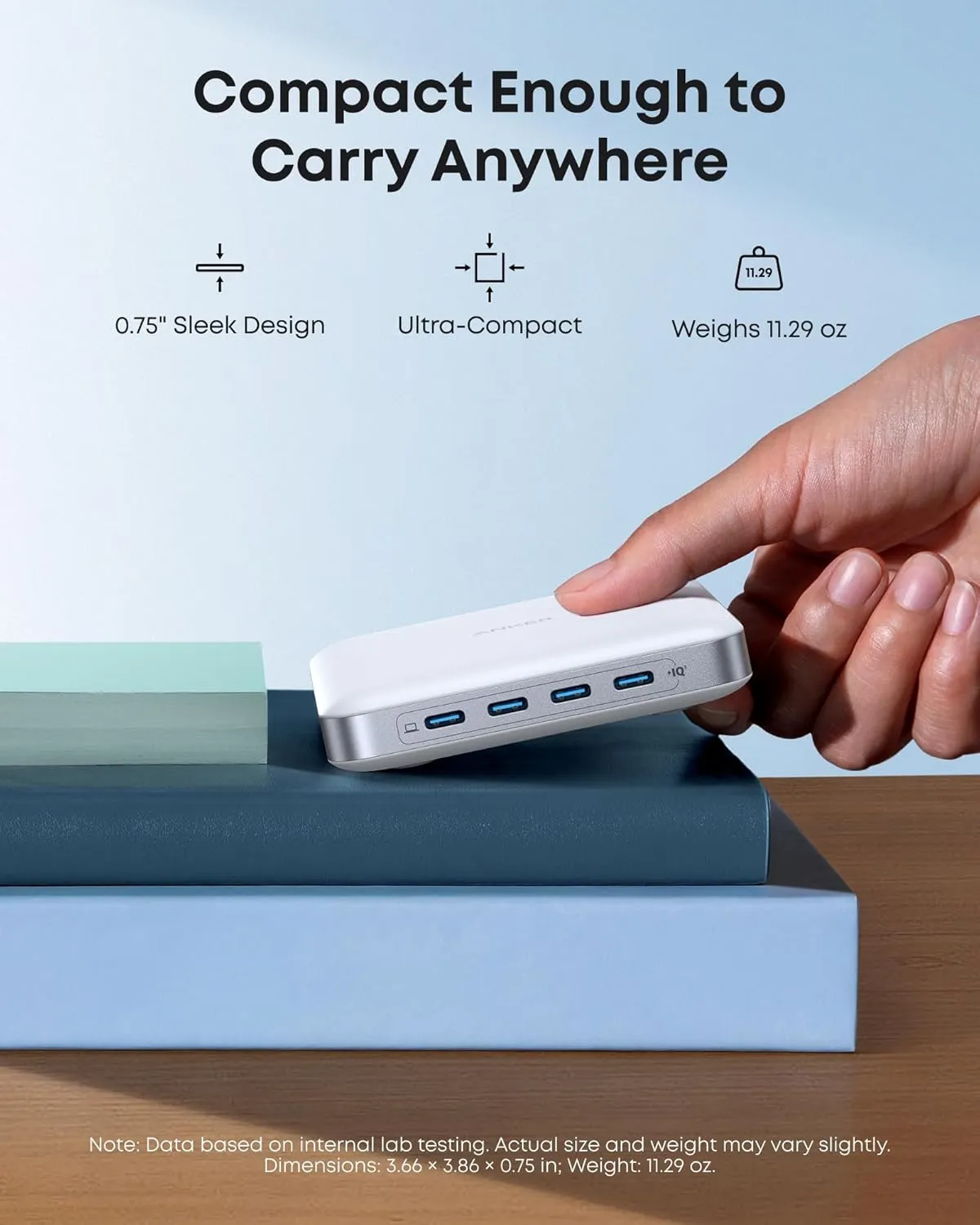 Sạc Để Bàn 6 Cổng Anker Nano 130W - A2155 | 9SS.VN Phân Phối Chính Hãng