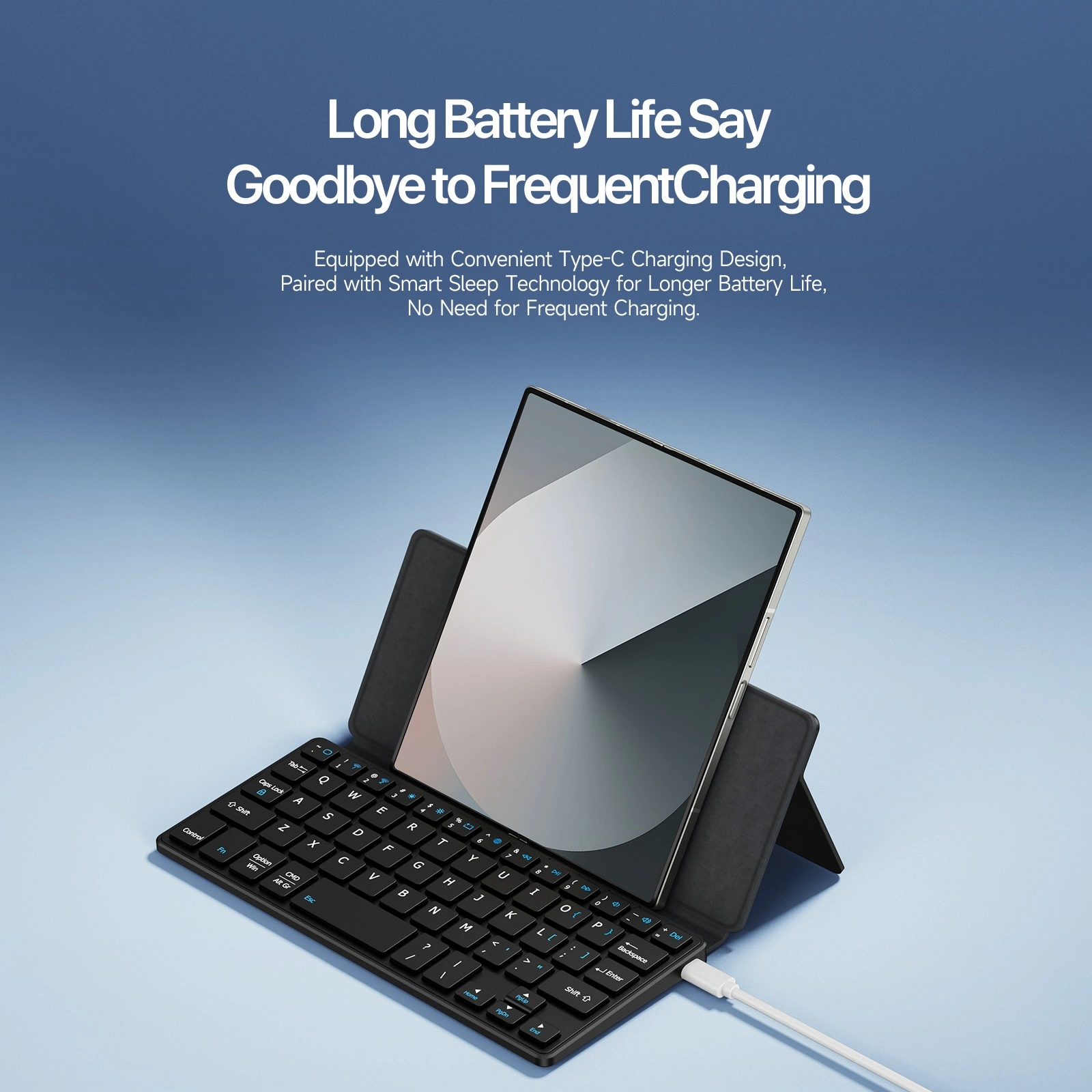 Bàn Phím Bluetooth Gấp Gọn Dux Ducis OK Series Mini | 9SS.VN Phân Phối Chính Hãng