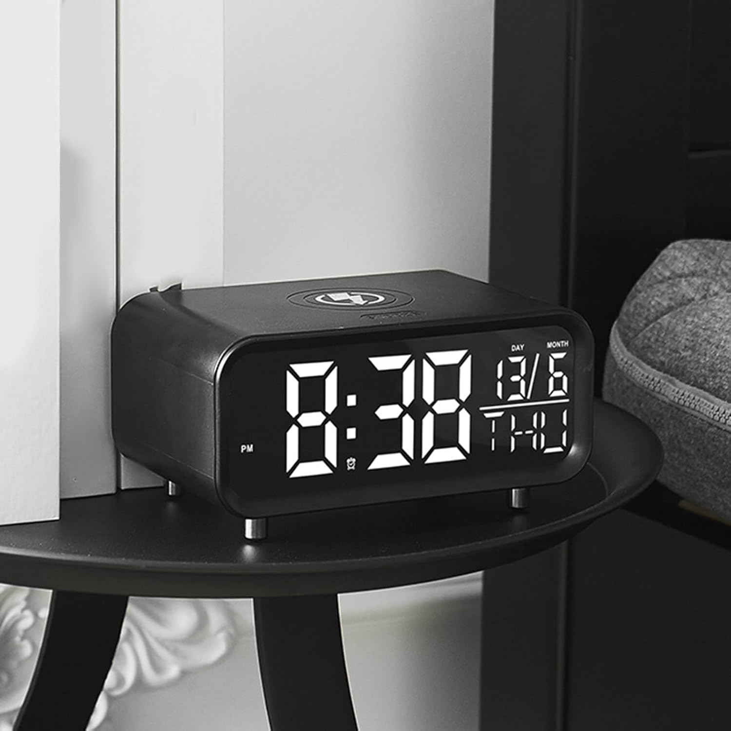 Đồng Hồ Điện Tử Để Bàn Tích Hợp Sạc Không Dây & Đèn Ngủ | 9SS.VN Phân Phối Chính Hãng
