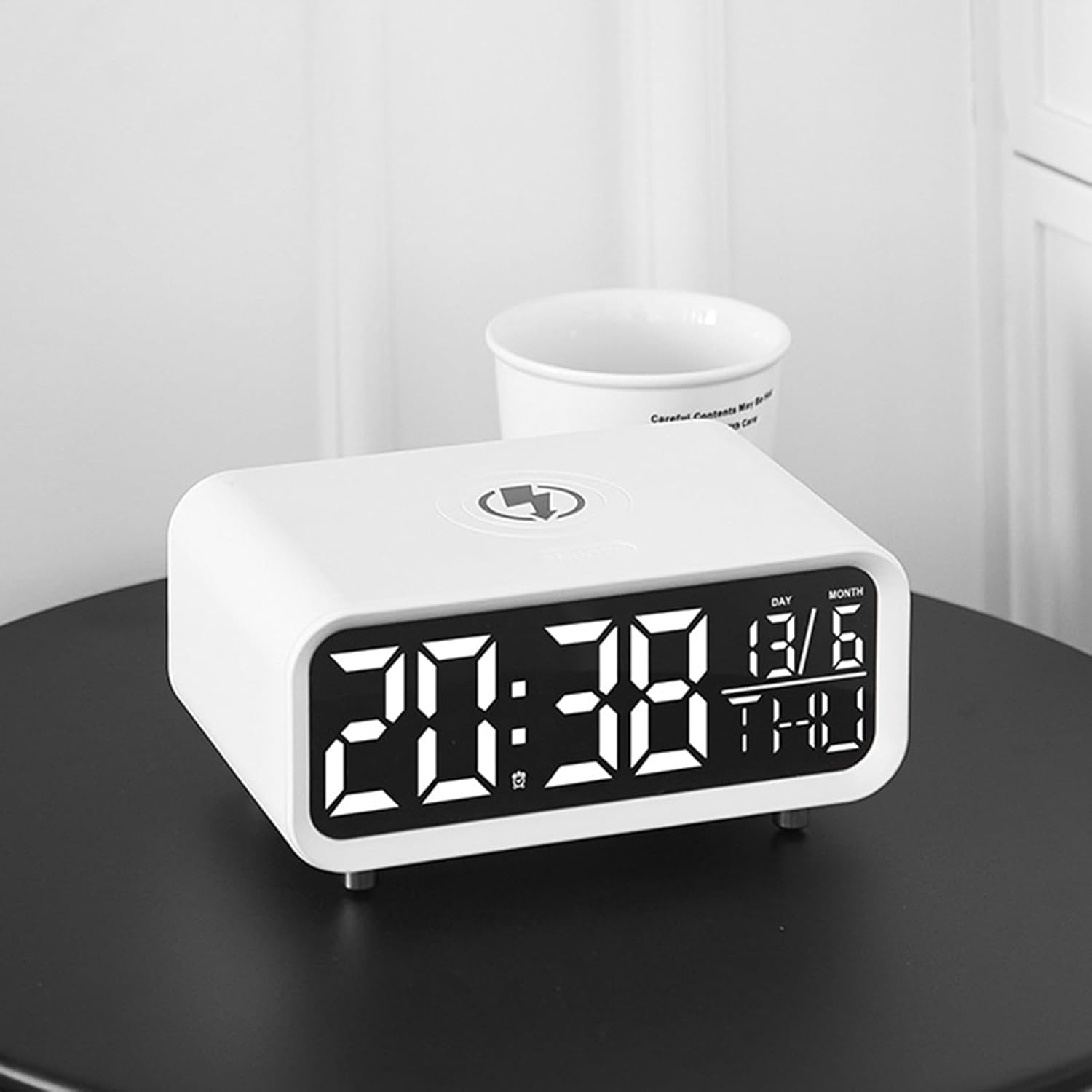 Đồng Hồ Điện Tử Để Bàn Tích Hợp Sạc Không Dây & Đèn Ngủ | 9SS.VN Phân Phối Chính Hãng