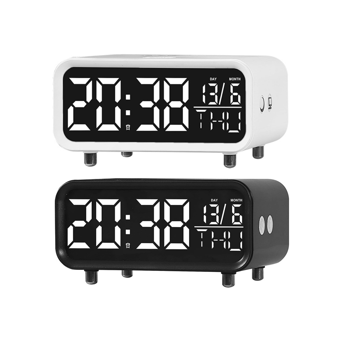 Đồng Hồ Điện Tử Để Bàn Tích Hợp Sạc Không Dây & Đèn Ngủ | 9SS.VN Phân Phối Chính Hãng