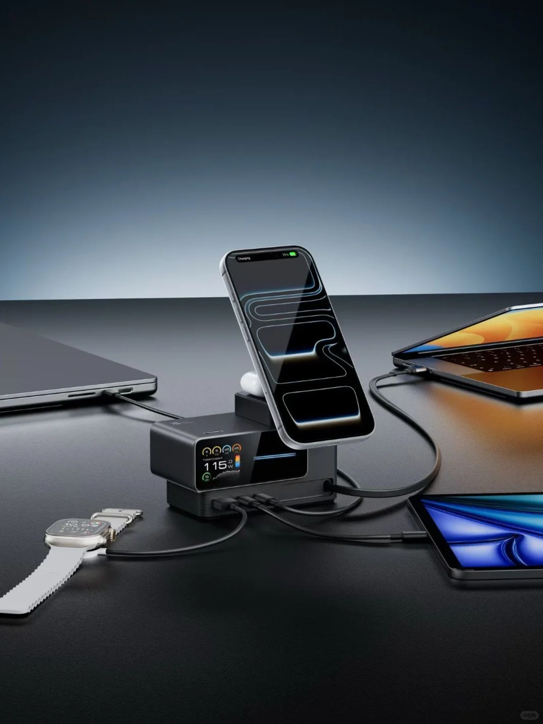 Trạm Sạc Đa Năng Để Bàn 6-In-1 Cuktech 15 Super Charging Station | 9SS.VN Phân Phối Chính Hãng