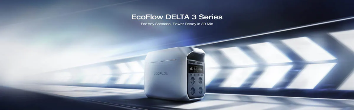Trạm Sạc Dự Phòng Di Động EcoFlow Delta 3 | 1024Wh (1800W)