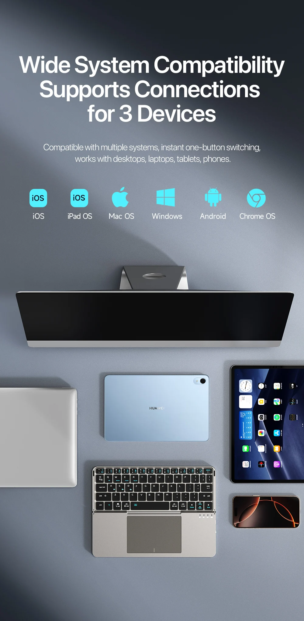 Đánh Giá Bàn Phím Bluetooth Dux Ducis OK Fold Series Cho Máy Tính Bảng