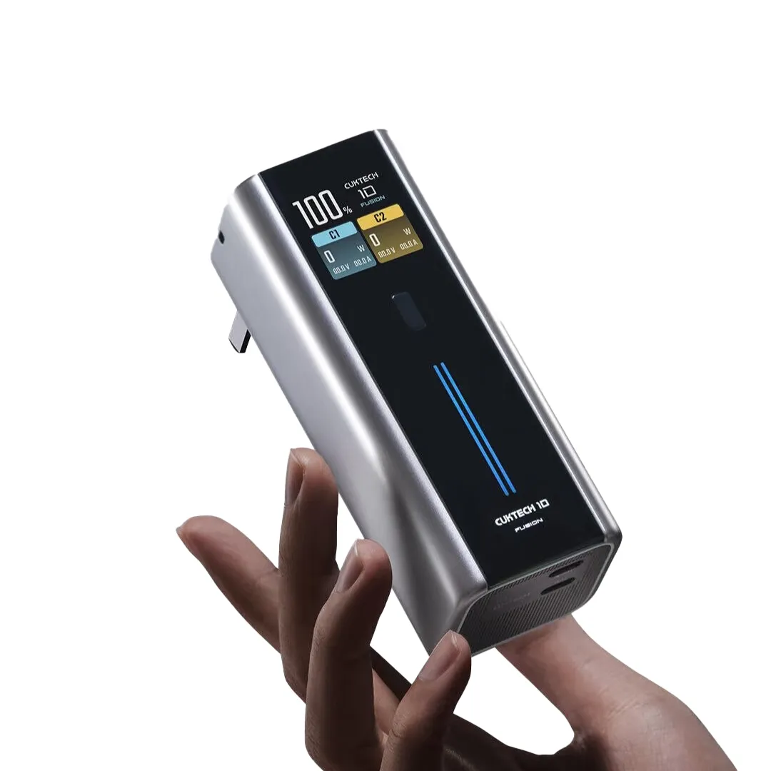 Pin Sạc Dự Phòng CukTech 10 Dual-Fusion 67W GaN Charger & 90W 9000mah Power Bank – BA652U