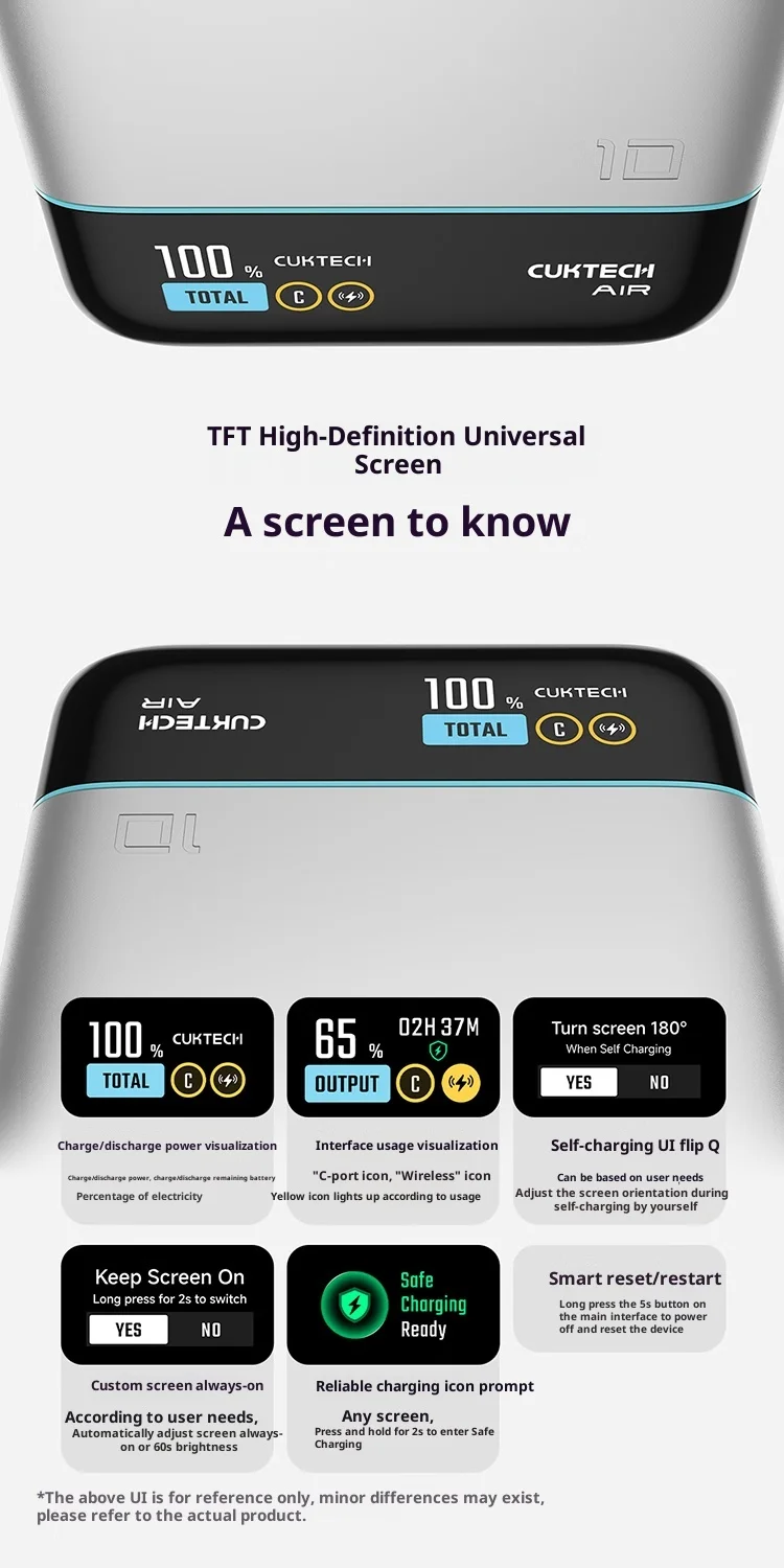 Pin Dự Phòng Cuktech No.10 Super Magnetic Power Card 10000mAh 55W - WPB100P